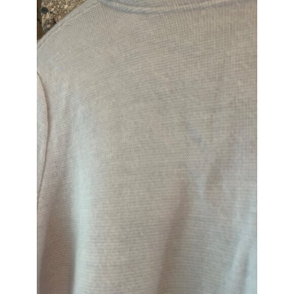 Madewell Womens Light Gray Short Sleeve Sweater Top Size L - Picture 7 of 7